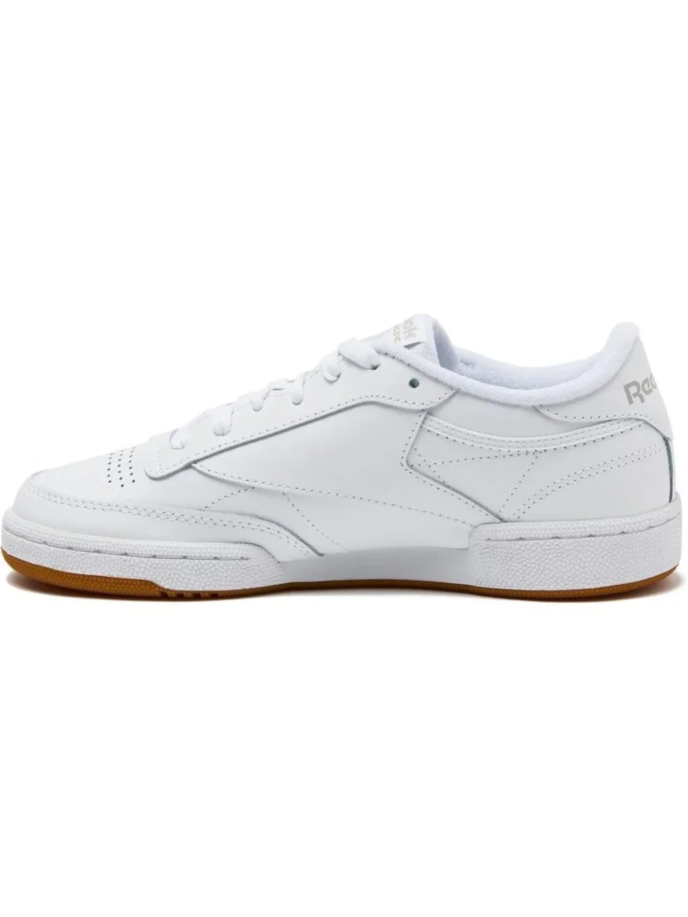 Women's White 2 Reebok C 85 Lightweight Slip On Comfortable Casual Sneakers